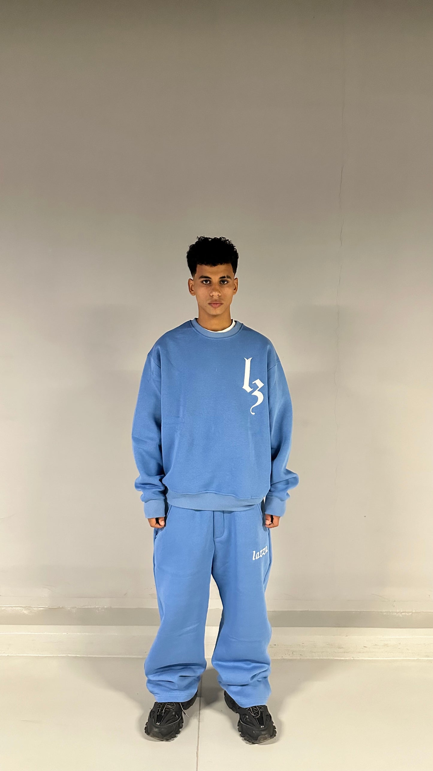 LAZZA BLUE CREWNECK TRACKSUIT