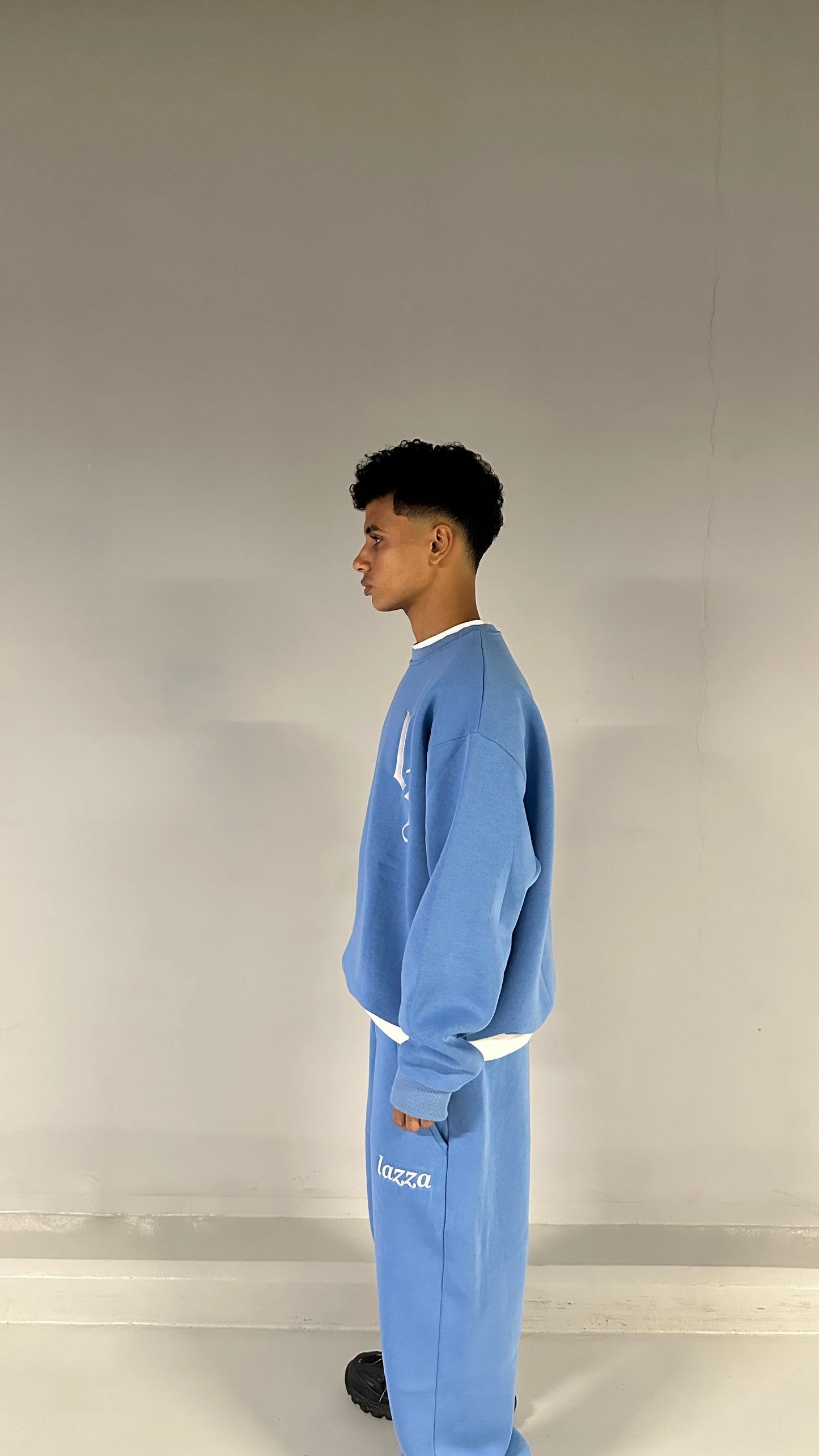 LAZZA BLUE CREWNECK TRACKSUIT