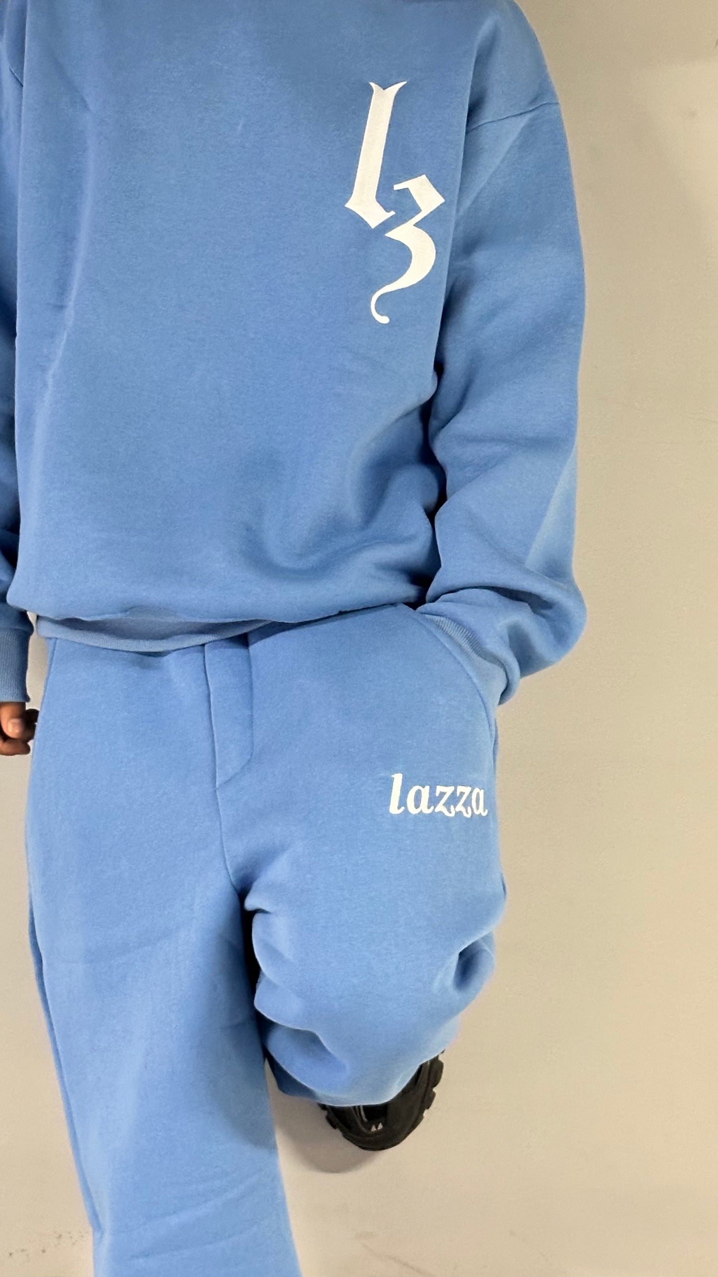 LAZZA BLUE CREWNECK TRACKSUIT