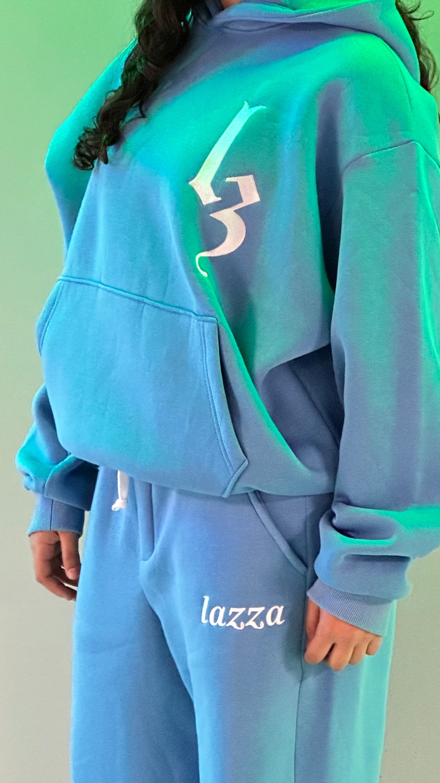 LAZZA BLUE HOODIE TRACKSUIT